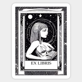 Art Deco Bookplate (Ex Libris) Sticker